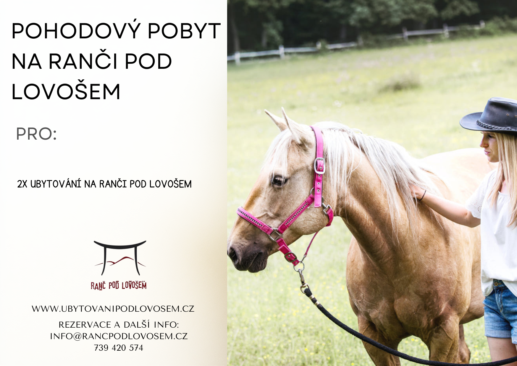 Pohodový pobyt na Ranči pod Lovošem